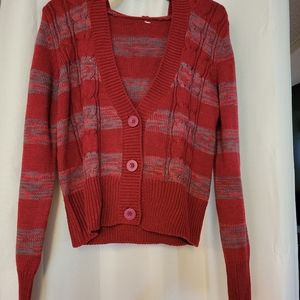 Crop top sweater hoodie